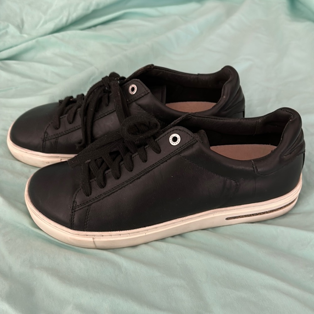 Birkenstock Bend Low Black Leather Sneaker